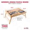 Jumbl Puzzle Board with Drawers, Foldable Legs & Cover - Wooden Jigsaw Puzzle Table